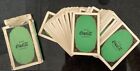 New ListingRARE DECK 1930s COCA-COLA PLAYING CARDS GREEN SPIDERWEB COMPLETE BOX BROWN BIG