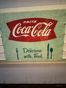 1950 Vintage Coca Cola Restaurant Sign