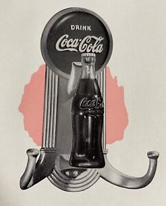 Coca Cola  1950s Point Of Purchase Displays Booklet Coat Rack Chicago IL RARE