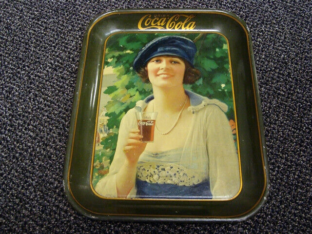 1921 Coca-Cola Tray, Green Beret
