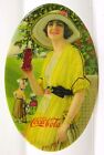 1920 COCA-COLA CELLULOID ADVERTISING POCKET MIRROR COKE GOLFER GIRL ORIGINAL