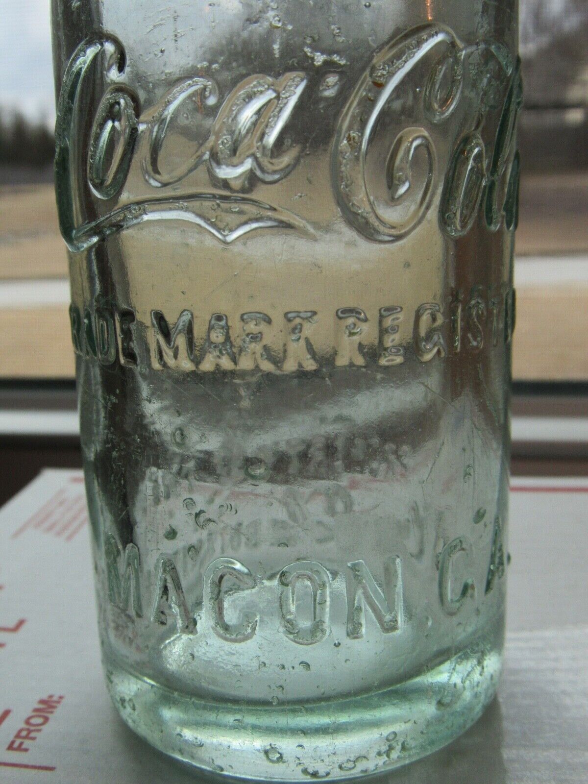 COCA COLA Straight Sided Ringneck Bottle - Macon, Georgia - 1910