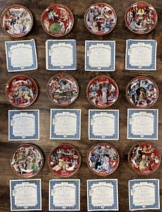 1999 Coca Cola Days Bradford Exchange Calendar Plates 12 Full Set