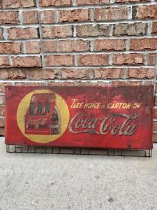 Vintage Coca-Cola Country/General Store Bag Holder