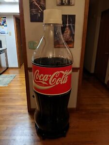 Coca Cola Large Bottle Shaped Store Advertising / Display Cooler GREAT SHAPE! ?