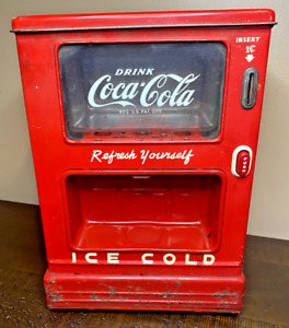 Vintage 1950s LineMar Marx Coca-Cola Fountain Dispenser Tin Battery Power Repair