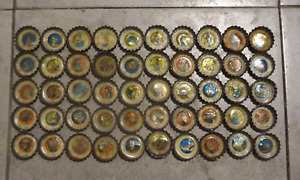 1976 Coca Cola State Events & Fairs Bottle Caps COMPLETE SET OF 50  *COLOR* RARE