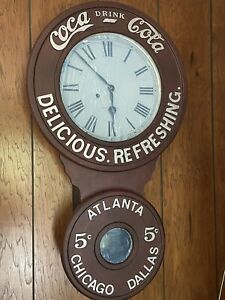 Coca Cola Baird Clock - NOS - Never Used - 1994 Reproduction #116 of 2500