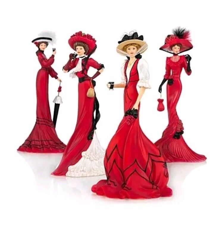 ELEGANT WOMEN Figurine Collection: Elegance Of Coca Cola - Full Set Brand New