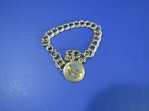 Coca-Cola Minute Maid 10 Years of Service Charm With Bracelet - Brass