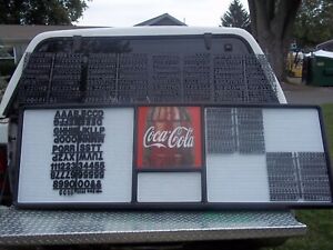 Huge! New Coca-Cola Menu Board w7 sets/3 Diff sizes of letters,numbers & symbols