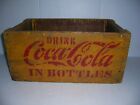 Vintage Coca Cola Hutchinson Hutch Bottle Wooden Crate Tote Carrier Enyart