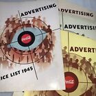 1945 Coca Cola Price List With 4 Supplements