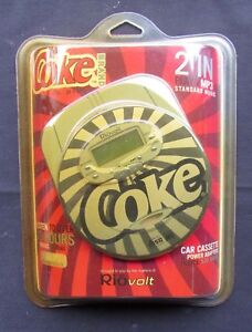 RioVolt Coca Cola SP50C Coke Volt Portable CD/MP3 Player with Car Kit NIP!