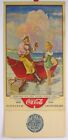 ORIGINAL 1936 COCA COLA ADVERTISING CALENDAR LARGE SIZE By WYETH SAILOR & GIRL