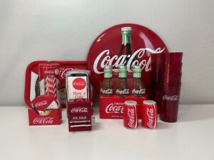 Coca Cola Coke Decor, Red, Pre-owned, Memorabilia, Kitchen, Ceramic, Metal