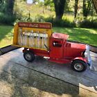 Antique Metal Craft Coca Cola Toy Delivery Truck Pressed Steel Original NR