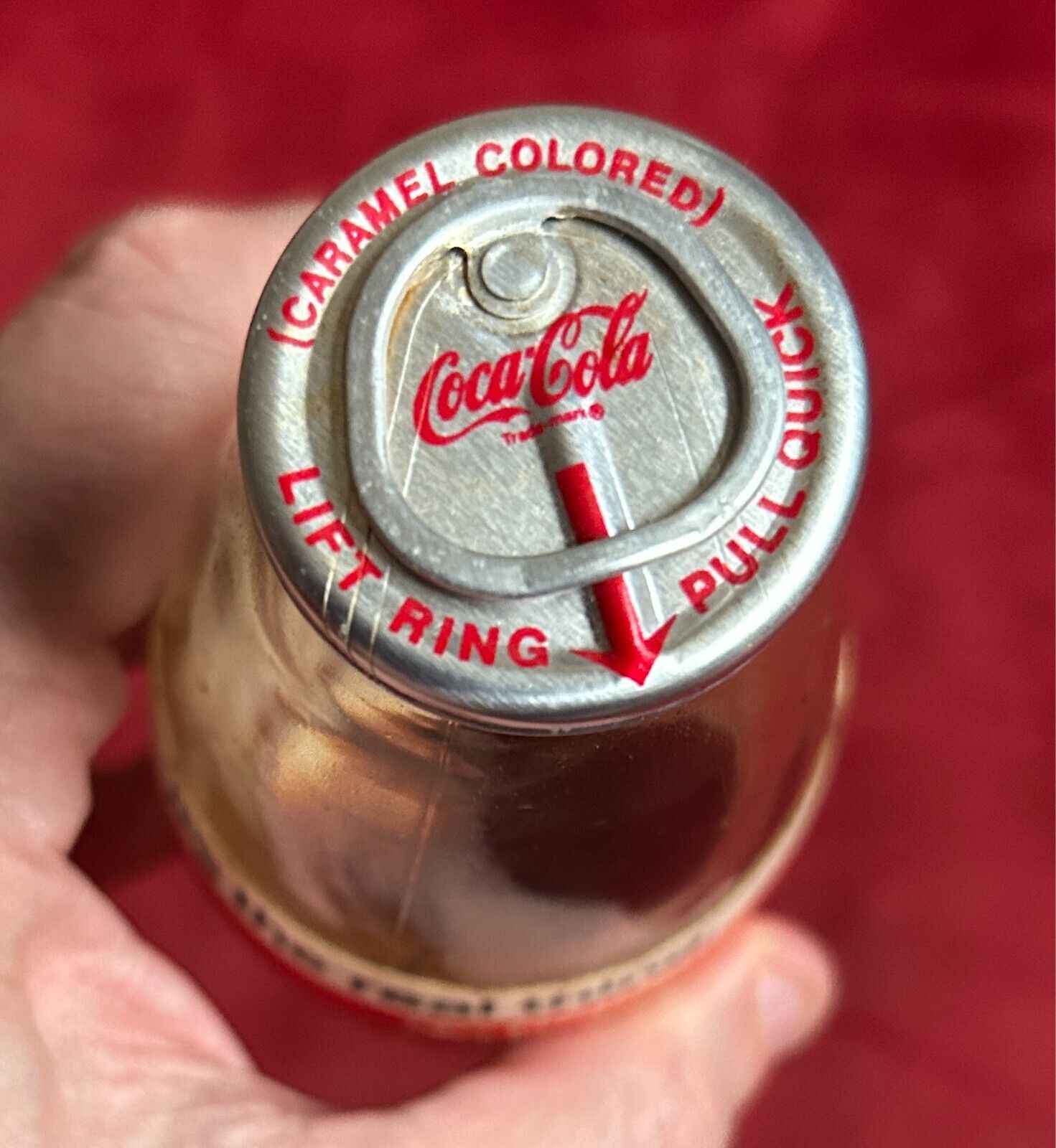 Coca Cola 1970s Prototype Test Market Laboratory Sample Styrofoam Glass Bottle