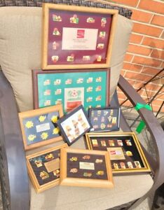 LOT OF 87 COCA-COLA Pins In Cases Olympic, Disney, Sunburst, Limited Ed. Pins