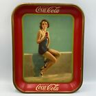 Rare Antique 1933 COCA-COLA Coke Frances Dee GIRL Pin-Up Soda Advertising TRAY