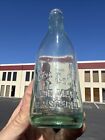 Early Coca Cola Bottle Trade Mark Registered Bubbles In The Glass Turquoise Coke