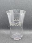 ORIGINAL DRINK COCA COLA FLARE SODA FOUNTAIN SYRUP LINE GLASS 1914-1918 COKE