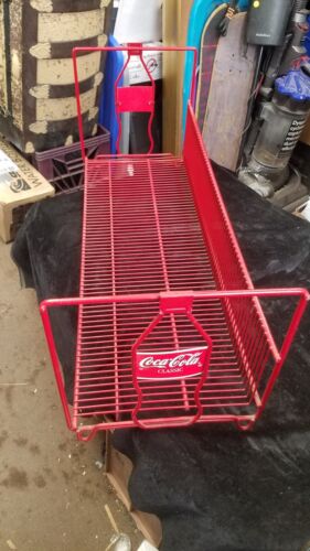 Vintage Stackable Coca-Cola Classic Wire Store Display Bottle Rack 33" Long