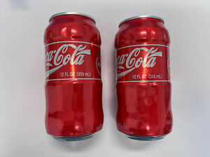 Pair Of 1995 Coca Cola Classic CONTOUR CAN PROTOTYPE, USA