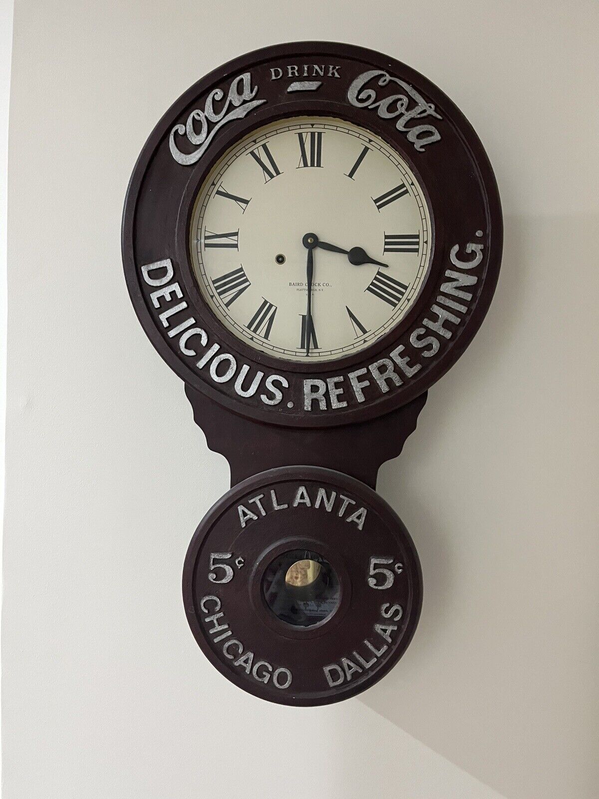 Coca Cola Baird Clock  1994  #31 of 2500