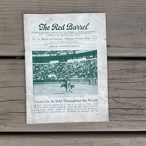 1929 RED BARREL Magazine -COCA COLA Marketing SPECIAL OVERSEAS EDITION