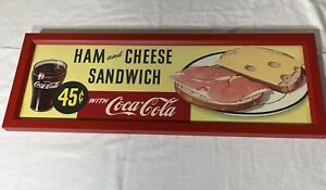 NOS Coca Cola Ham And Cheese Sandwich Channel Card