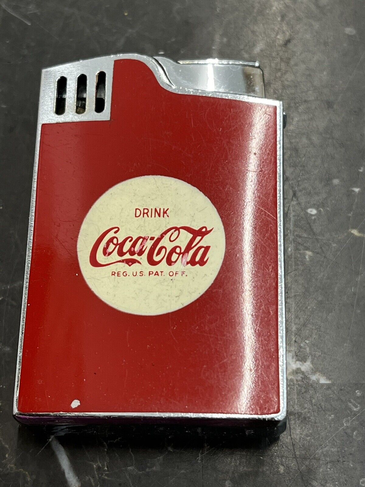 VINTAGE MUSICAL WINDUP COCA-COLA BLUE BIRD MADE IN JAPAN LIGHTER