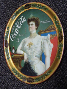 1905 Coca-Cola Tray, Bottle