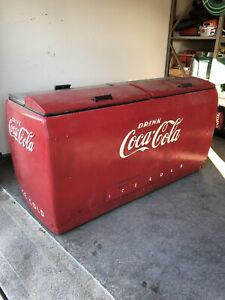 Vintage Coca Cola Cooler Ice Chest Chiller Cavalier Corporation