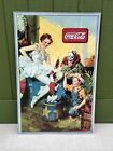 Vtg 1936 Coca-Cola Ballerina Clown Vertical Cardboard Sign NOS Unused! Sundbloom