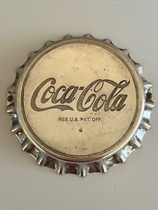 ROVERT W. WOODRUFF COCA COLA ASHTRAY 198 GM STERLING SILVER / his 70th Birthday