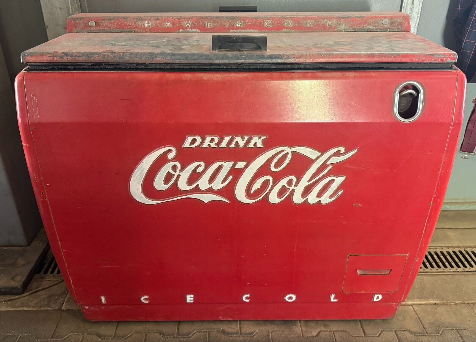 Vintage Coca-Cola Fridge Refrigerator Cooler Coke