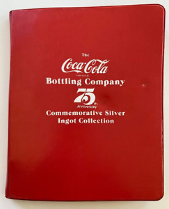 Coca-Cola Bottling Co. 75th Anniversary Silver Ingots, 30 Ingots, 1 oz each