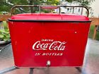 Vintage Coca Cola Cooler with Drain & Tray Progress Refrigerator Co.