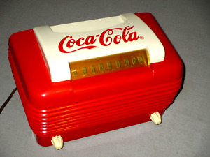 RARE- 1946- COCA COLA TUBE RADIO- BAKELITE- MODEL 1101 SERIES 13E- ALL ORG-WORKS
