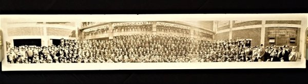 Rare Original 1923 Coca Cola Large Scroll Photo of Sales/Ad/Bottlers Convention
