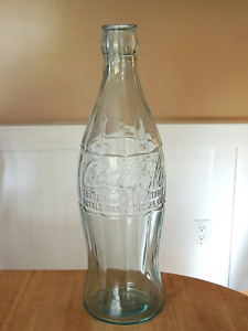 Coca Cola Rare Pat'd Dec 25, 1923 Christmas 20" Glass Display Bottle, EX++