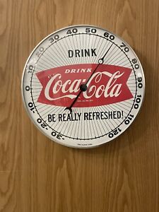 New ListingVINTAGE COCA-COLA PAM Fishtail 12" THERMOMETER Very RARE