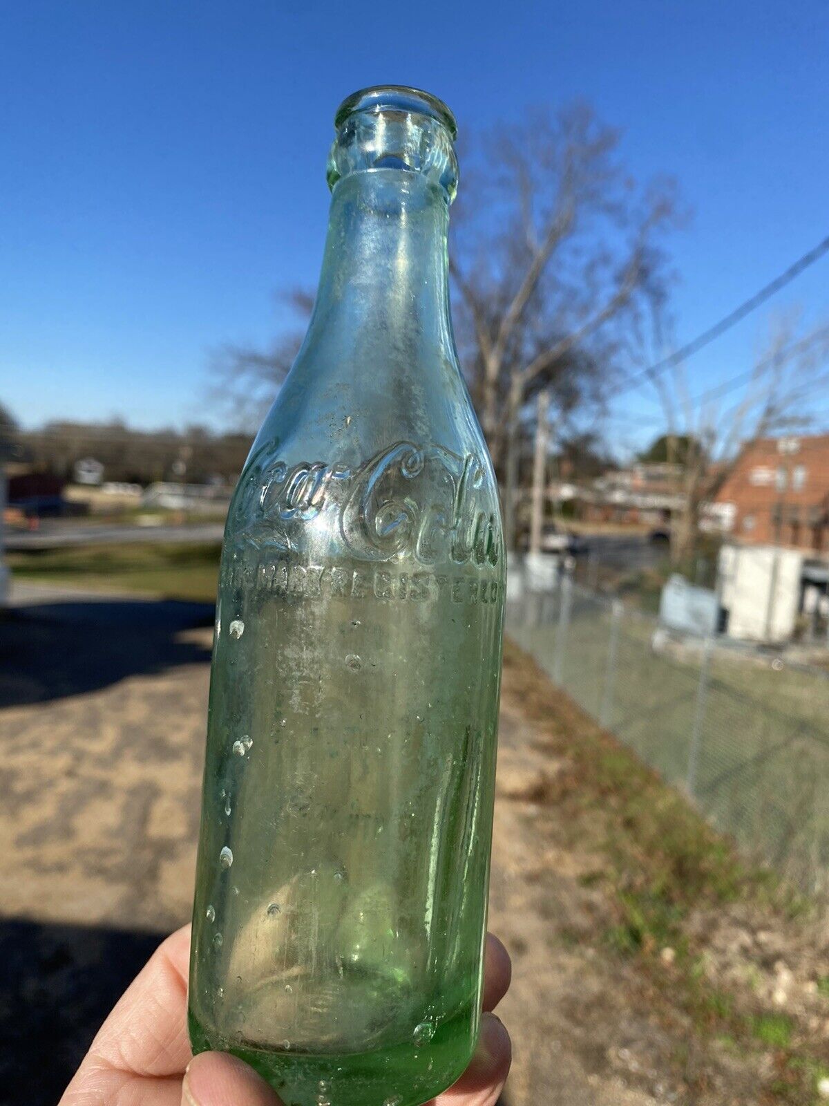 RARE ANTIQUE CORINTH MISSISSIPPI SCRIPT COCA COLA STRAIGHT SIDE SODA BOTTLE