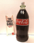 Coca Cola 64 oz. (2 Qt.) Glass Bottle Full Still Sealed 1970's Coke