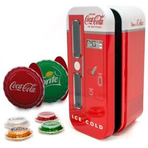 2020 - COCA-COLA- FANTA -SPRITE- DIET-COKE- VENDING MACHINE - 4 COIN SILVER SET