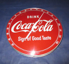 Vintage COCA-COLA Thermometer Bubble Glass Soda Sign Near Mint ~WOW! ~ LQQK!