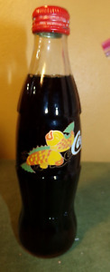 Vintage Coca Cola Bottle Koi Fish & Pineapple Art