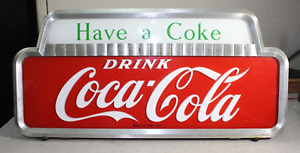 Antique / Vintage Genuine Price Bros. Coca Cola Lighted Sign - Have a Coke Theme