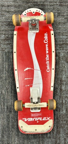 Vintage Coca-Cola Coke Variflex Skateboard 1988-Catch The Wave.